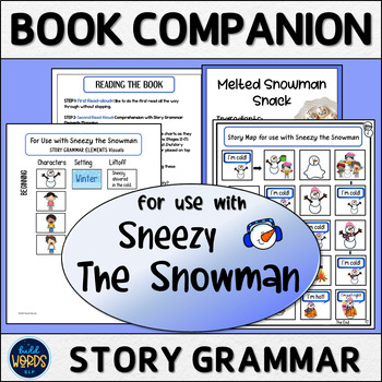 Preview of Winter Book Companion for Use with Sneezy the Snowman Speech & Language Therapy