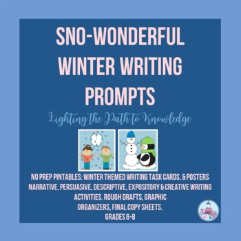 Preview of Sno-Wonderful Winter Writing Prompts