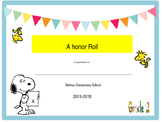 Snoopy End of Year awards