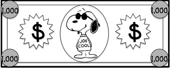 Preview of Snoopy Money