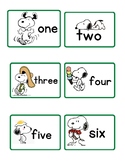 Snoopy Number Cards 1-10