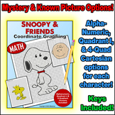 Snoopy & Peanuts Friends Coordinate Graph Mystery Pictures