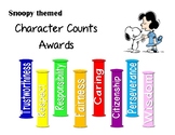 Snoopy Themed Character Counts Awards