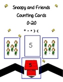 Snoopy and Friends Counting Cards 0-20