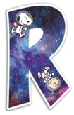 Snoopy space theme large letters for display
