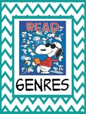 Snoopy theme fiction genre signs