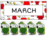 Snoopy themed Birthday Bulletin Board