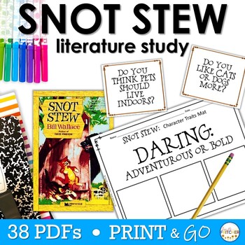Preview of Snot Stew | Literature Study | Printables