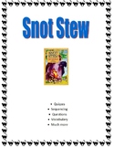 Snot Stew Novel Study