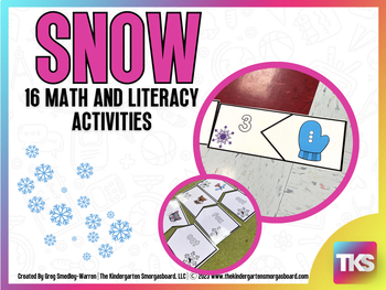 Preview of Snow!  A Math and Literacy Unit