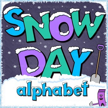 Preview of Snow Alphabet Letters Clip Art | Bulletin Board Letters and Numbers