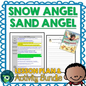 Preview of Snow Angel Sand Angel by Lois Ann Yamanaka Lesson Plan and Activities