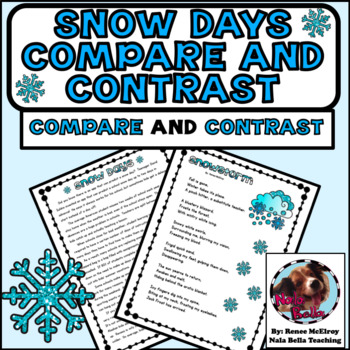 Preview of Snow Day Compare and Contrast Reading Comprehension