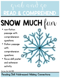 Snow Comprehension Activities