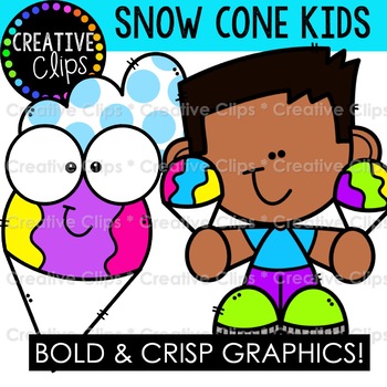 cartoon snow cones