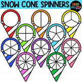 Snow Cone Spinners Clipart - Summer