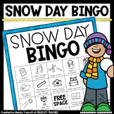 Snow Day Bingo Card | Snow Day Homework | TPT Dollar Deals