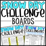Snow Day Challenge Boards