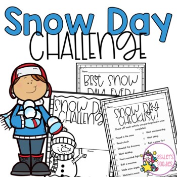 Preview of Snow Day Challenge Packet