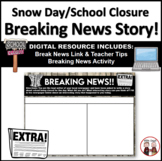 Snow Day Digital Activity | Breaking News Story