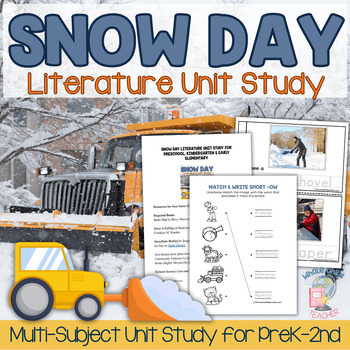 Preview of Snow Day Literature Unit: Snow Plows and Transportation