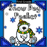 Snow Day Packet 10 DAYS First Grade Distance Learning