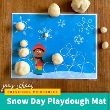Snow White Play-doh Mats for Children 