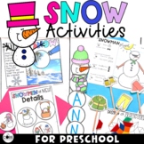 Snow Day Pre K Activities | Pre K Christmas Activities | Winter