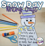 Snow Day Writing Craft - Snowman Winter Bulletin Board Idea