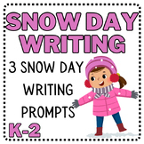 Snow Day Writing Prompt | Snowy Day Writing Prompts & Bonu