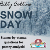 Snow Day by Billy Collins stanza-by-stanza poetry analysis