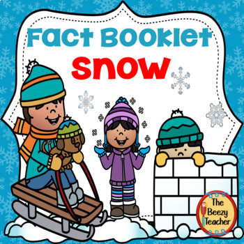 Preview of Snow Fact Booklet | Nonfiction | Comprehension | Craft