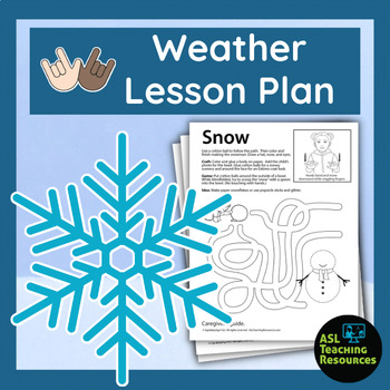 Preview of Snow Fine Motor Activities - Snow Writing Practice - Tracing Worksheets - ASL