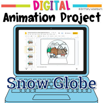 Preview of Snow Globe Digital Animation Project | Graphic Design Innovative Designer