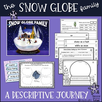Preview of Snow Globe Family Similes, Vocabulary, Descriptive Writing