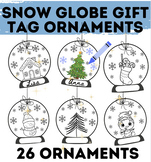 Snow Globe Gift Tags | 26 Ornaments