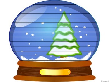 Snow Globe Picture and Writing Activity for Christmas or Winter | TPT