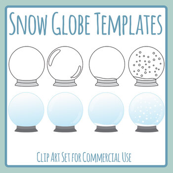 snow globe template