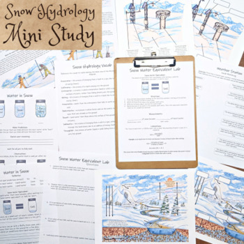 Preview of Snow Science Lab: winter science projects, weather activities, and applied math!