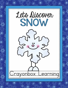Preview of Snow Interactive Notebook - Winter - Let's Discover Snow - Science & Discovery