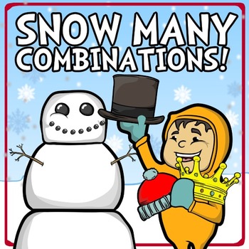 Preview of Snow Many Combinations! A Snowman Problem-Solving Game & Printable