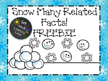 Preview of Snow Many Related Facts Book FREEBIE