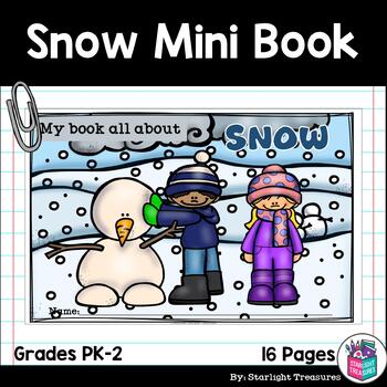 Preview of Snow Mini Book for Early Readers