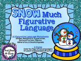 Snow Much Figurative Language (Winter Literary Device Unit)