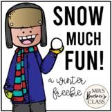 Snow Much Fun | Snowy Themed Literacy Activities for Winter