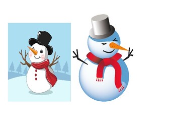 Preview of Snow Person Hunt:A fun and easy way to create some winter fun before the break!