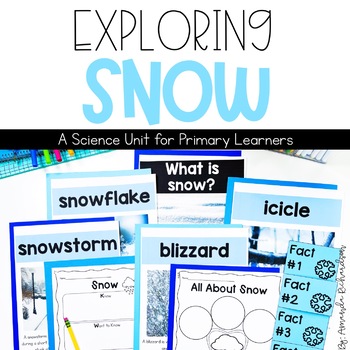 Preview of Snow Day Activities: Snow Formation, Snow Safety, People and Animals in Snow