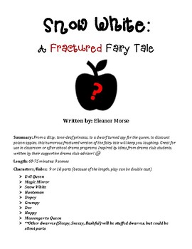 Preview of Snow White: Fractured Fairy Tale Play