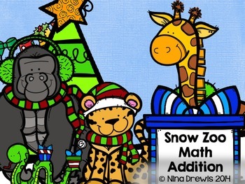 Preview of Snow Zoo Math Addition
