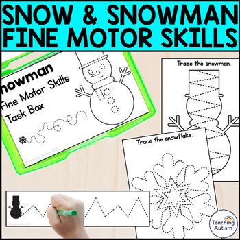 Cute Snowman Craft for Kids Fine Motor Activity • In the Bag Kids' Crafts